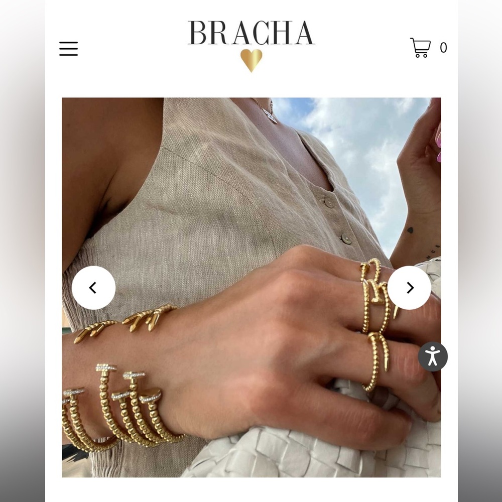 Bracha Roma Nail Cuff - Picture 5 of 8